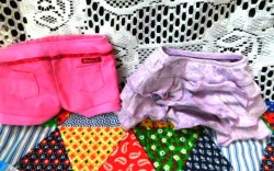 ag pink shorts purple skirt bk